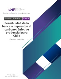 Sensibilidad de la banca a impuestos al carbono: Enfoque prudencial para Chile
