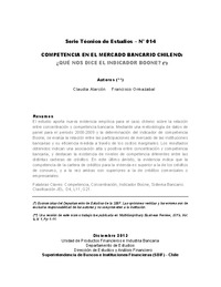 Competencia en el Mercado Bancario Chileno: ¿Qué nos dice el indicador Boone?