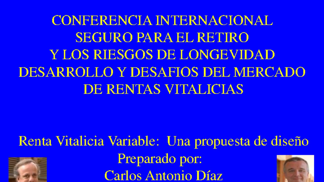 Seminario Rentas Vitalicias. Presentación "Renta Vitalicia Variable: Una propuesta de diseño". Gonzalo Edwards. 19 de marzo de 2009.