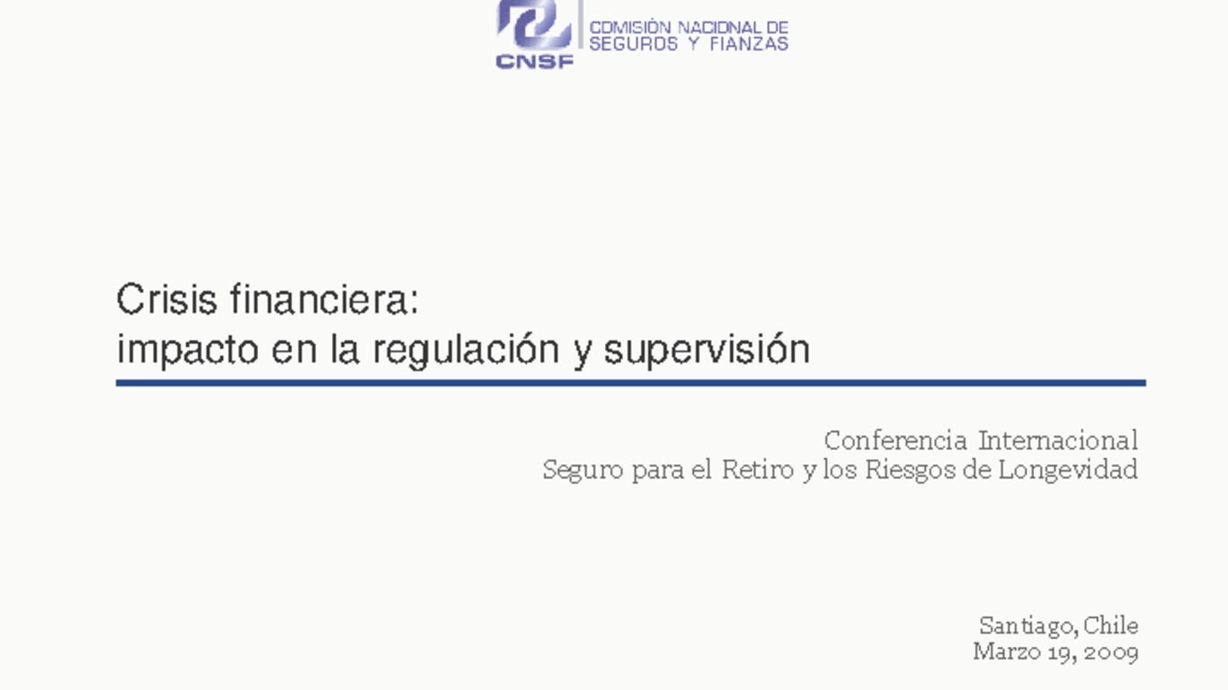 Seminario Rentas Vitalicias. Presentación de Manuel Aguilera. 19 de marzo de 2009.