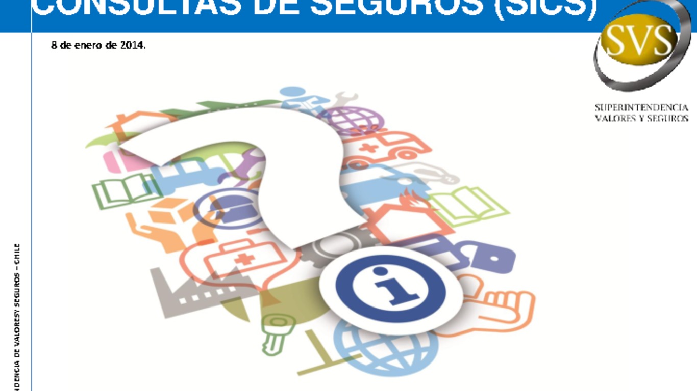 Conferencia de Prensa Sistema de Consultas de Seguros (SICS). Superintendente de Valores y Seguros Fernando Coloma. 08 de enero de2014.