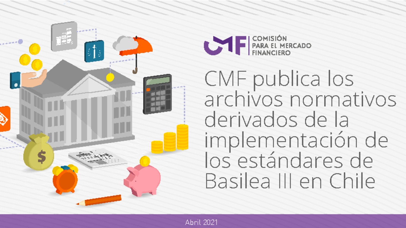 CMF publica los archivos normativos derivados de la implementación de los estándares de Basilea III en Chile