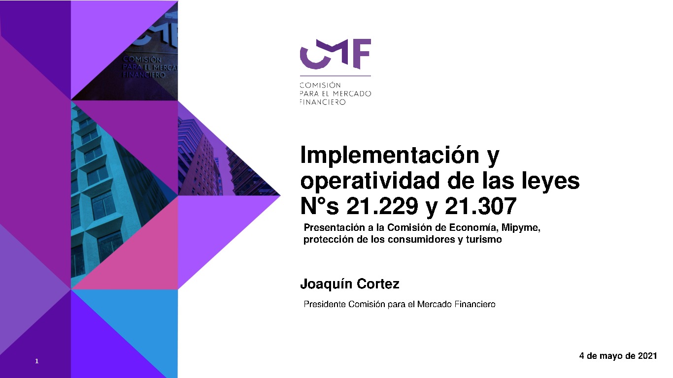Implementación y operatividad de las leyes N°s 21.229 y 21.307 - Joaquín Cortez