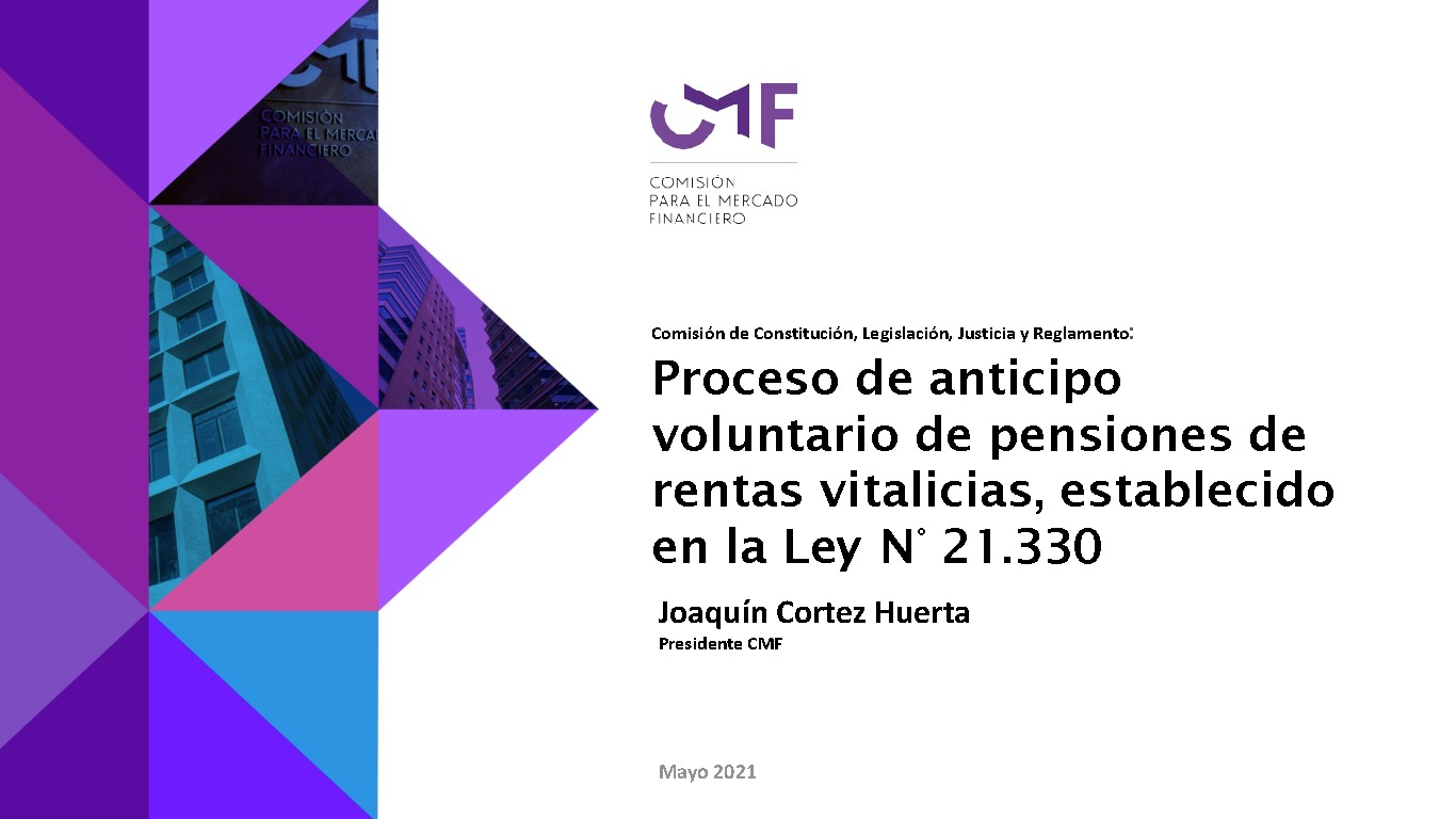Presentación del Presidente Joaquín Cortez ante la Comisión de Constitución, Legislación y Justicia