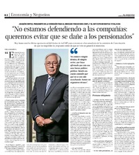 Joaquín Cortez, Presidente de la CMF - El Mercurio (25/10/2021)