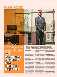 Mauricio Larraín: "No todos los riesgos de sostenibilidad son igualmente relevantes para todas las empresas". Diario Financiero (17/11/2021)