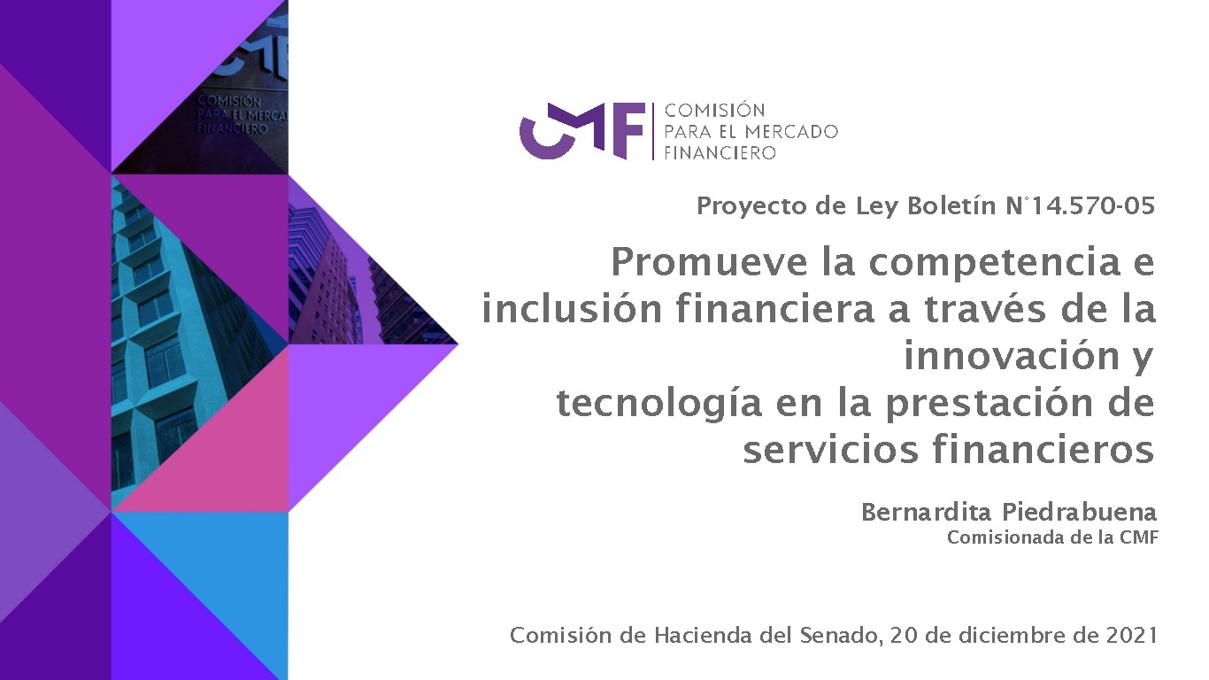Promueve la competencia e inclusión financiera a través de la tecnología en la prestación de servicios financieros
