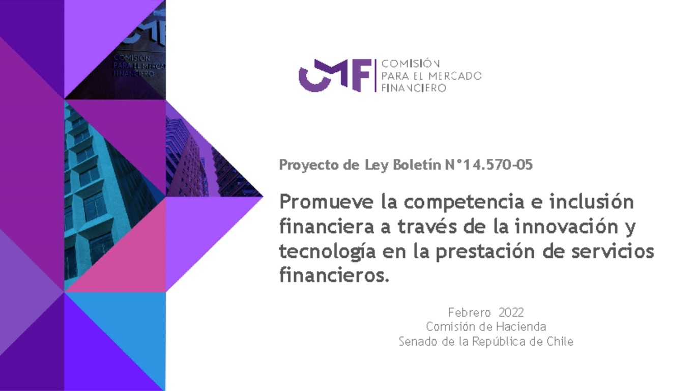 Promueve la competencia e inclusión financiera a través de la innovación y tecnología en la prestación de servicios financieros.