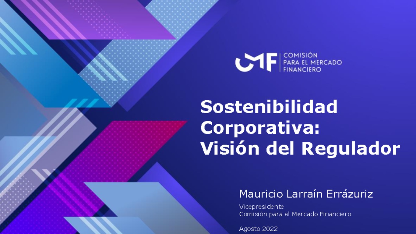 Presentación "Sostenibilidad Corporativa: Visión del Regulador"