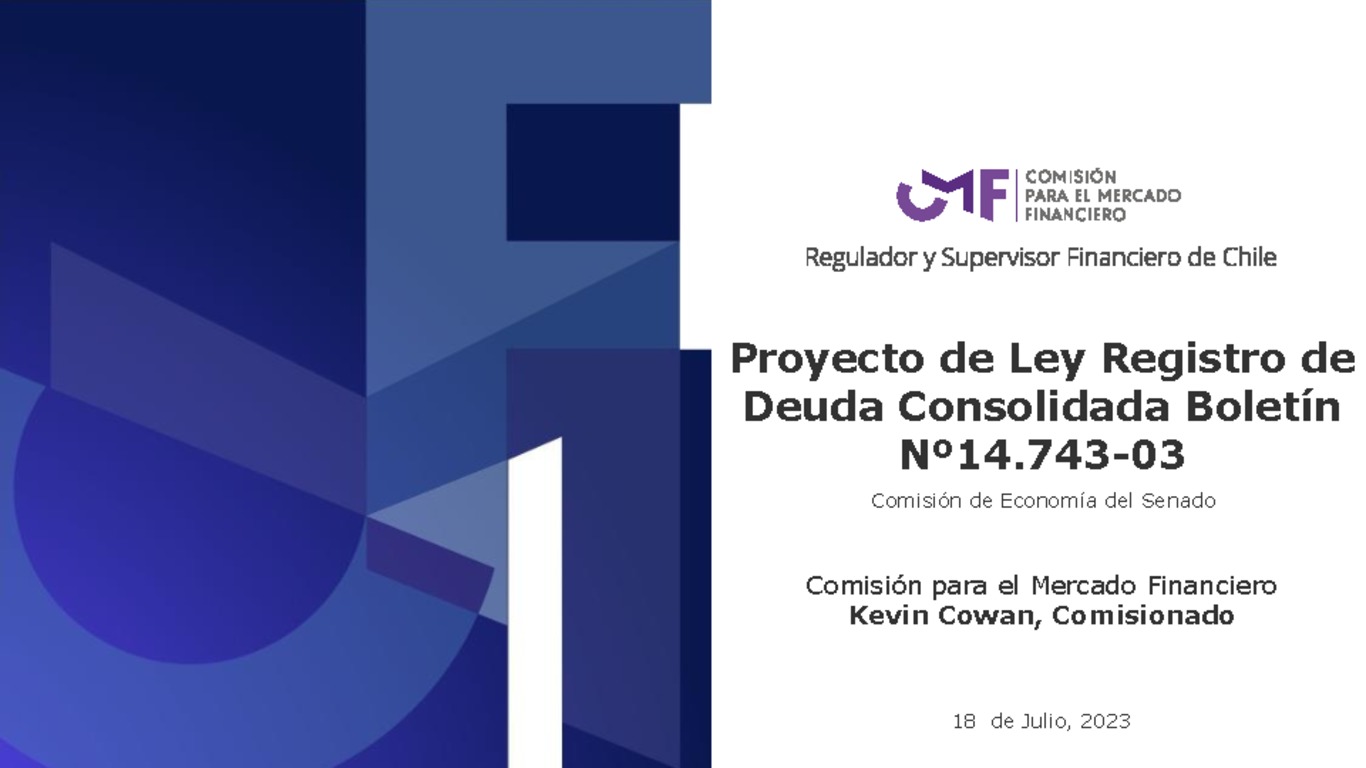 Proyecto de Ley Registro de Deuda Consolidada Boletín Nº14.743-03