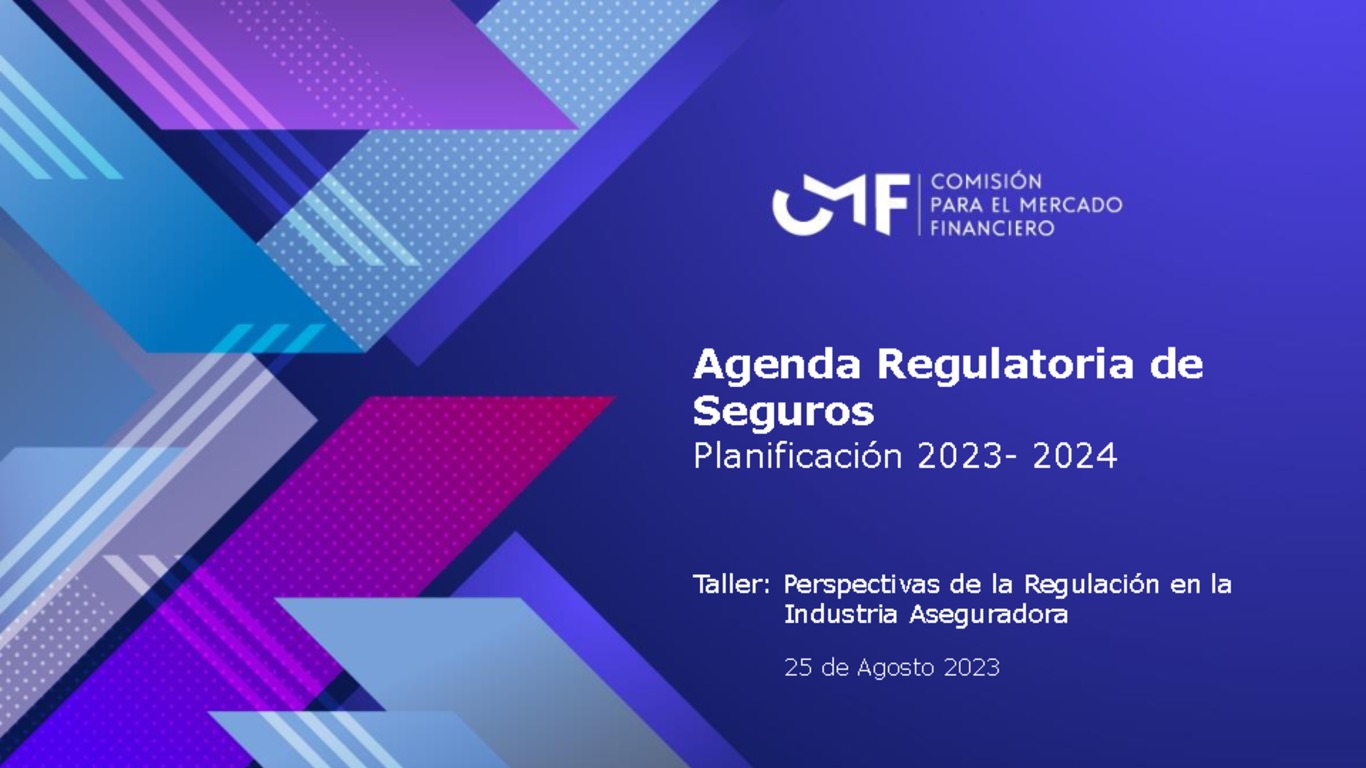 Agenda Regulatoria de Seguros: Planificación 2023-2024