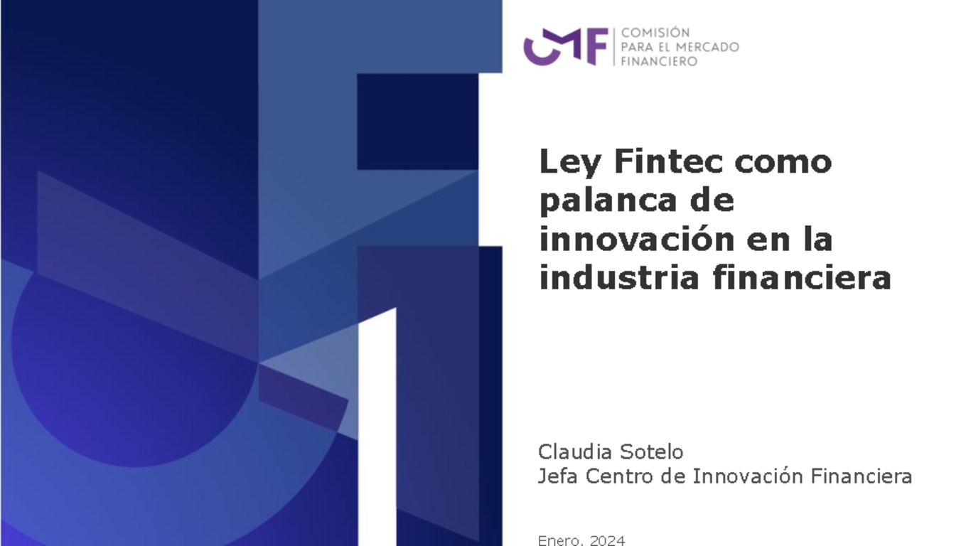 Ley Fintec como palanca de innovación en la industria financiera