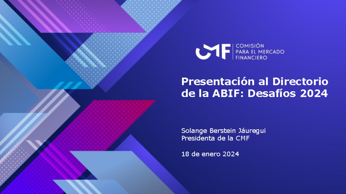 Presentación al Directorio de la ABIF: Desafíos 2024