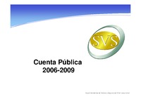 Cuenta pública 2006-2009