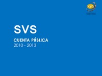 Cuenta Pública 2010 - 2013