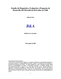Estudio de Diagnóstico, Evaluación y Propuesta de Desarrollo del Mercado de Derivados en Chile