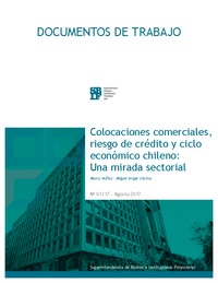 Documento de Trabajo: Colocaciones comerciales, riesgo de crédito y ciclo económico chileno: Una mirada sectorial