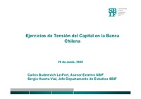 Presentación: Ejercicios de Tensión del Capital en la Banca Chilena