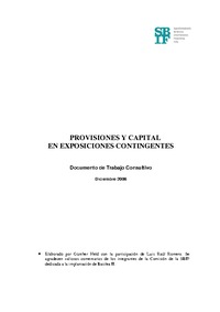 Provisiones y capital en exposiciones contingentes