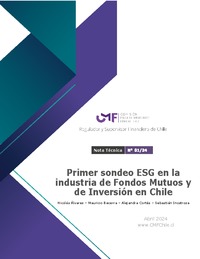 Primer sondeo ESG en la industria de Fondos Mutuos y de Inversión en Chile