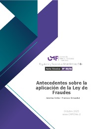 Antecedentes sobre la  aplicación de la Ley de Fraudes
