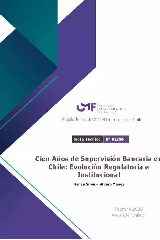 Cien Años de Supervisión Bancaria en Chile: Evolución Regulatoria e Institucional