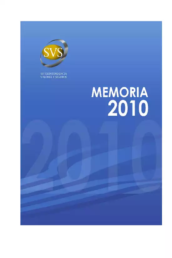 Memoria Anual 2010