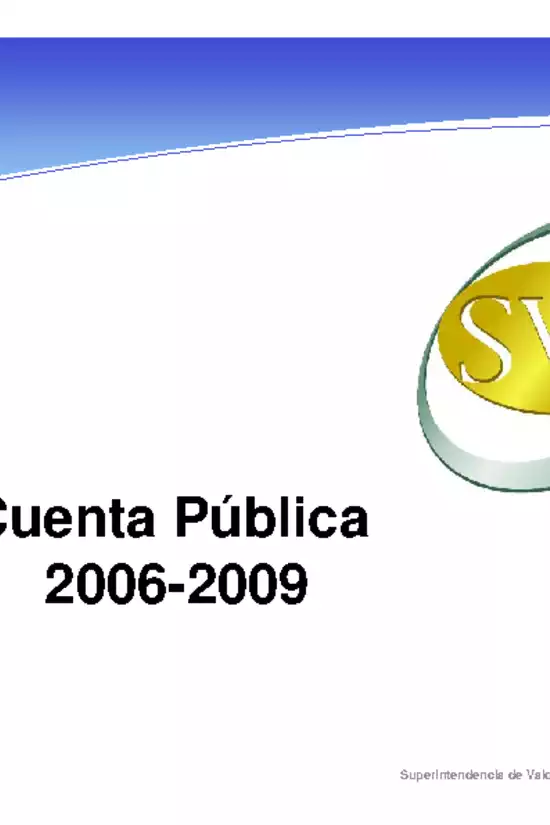 Cuenta pública 2006-2009