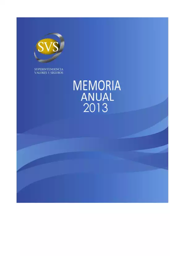 Memoria anual 2013