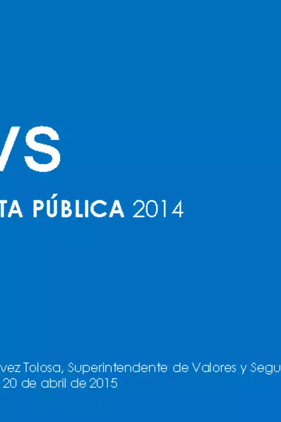 Cuenta Pública 2014