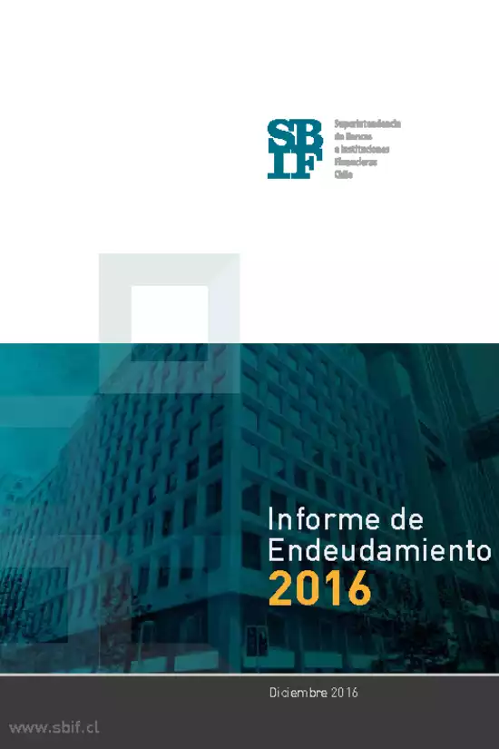 Informe de Endeudamiento 2016