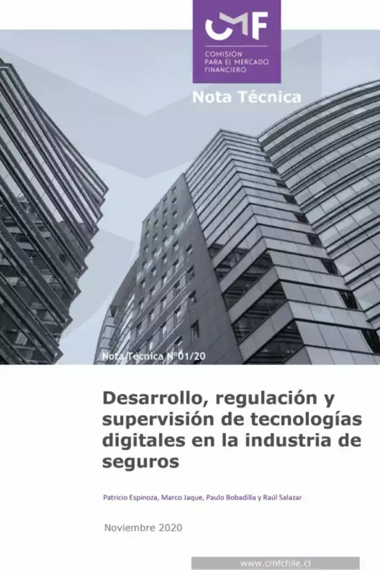 Desarrollo, regulación y supervisión de tecnologías digitales en la industria de seguros