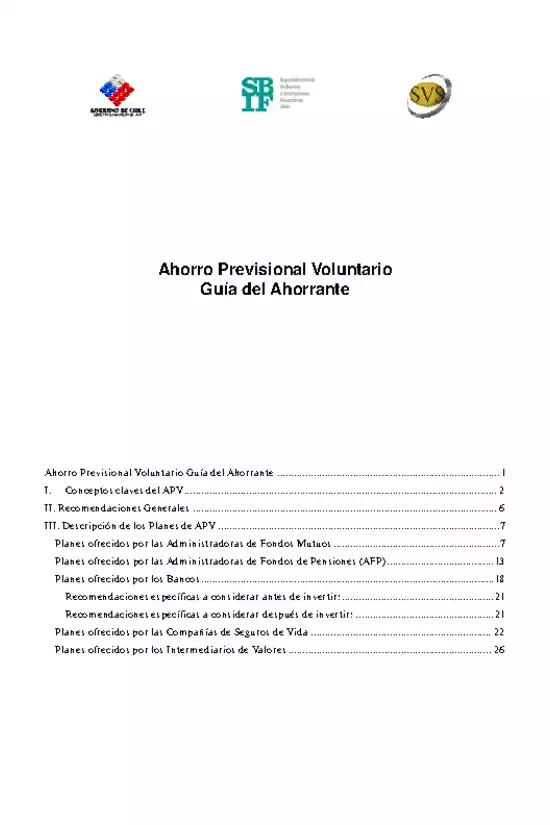 APV - Guía del Ahorrante