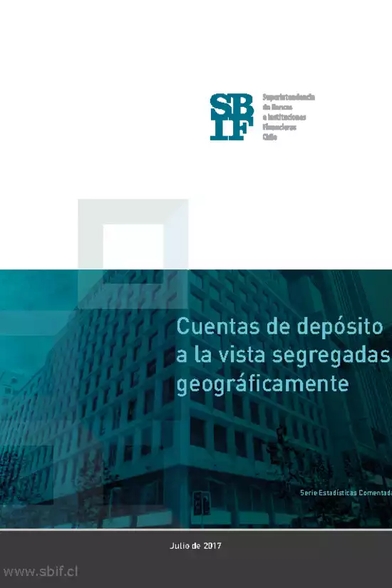 Cuentas de depósito a la vista segregadas geográficamente