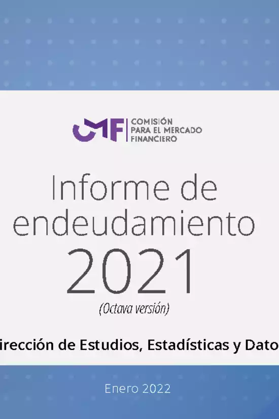 Presentación "Informe de Endeudamiento" 2021