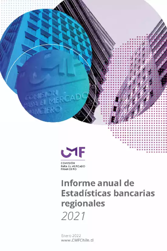 Informe Anual de Estadísticas Bancarias Regionales - Enero 2022