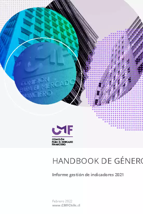 Informe Gestión de Indicadores Género 2021