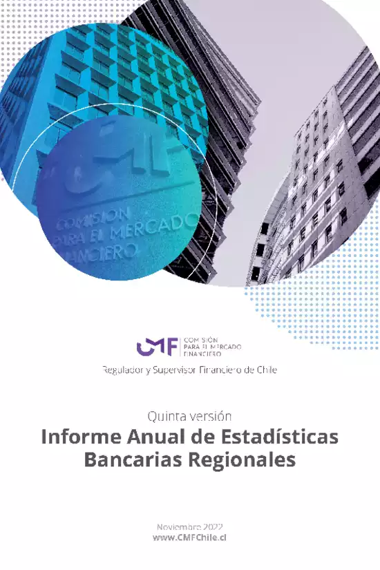 Informe Anual de Estadísticas Bancarias Regionales - Noviembre 2022