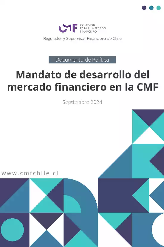 Política Mandato de desarrollo del mercado financiero