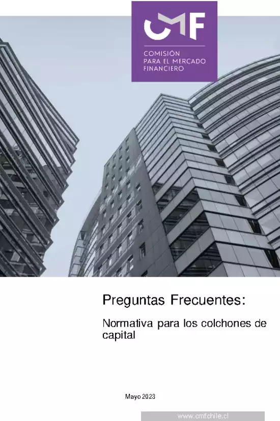 Capítulo 21-12 RAN- Preguntas frecuentes- Normativa para los colchones de capital