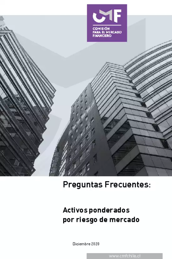 Capítulo 21-7. Preguntas Frecuentes "Activos ponderados por riesgo de mercado"