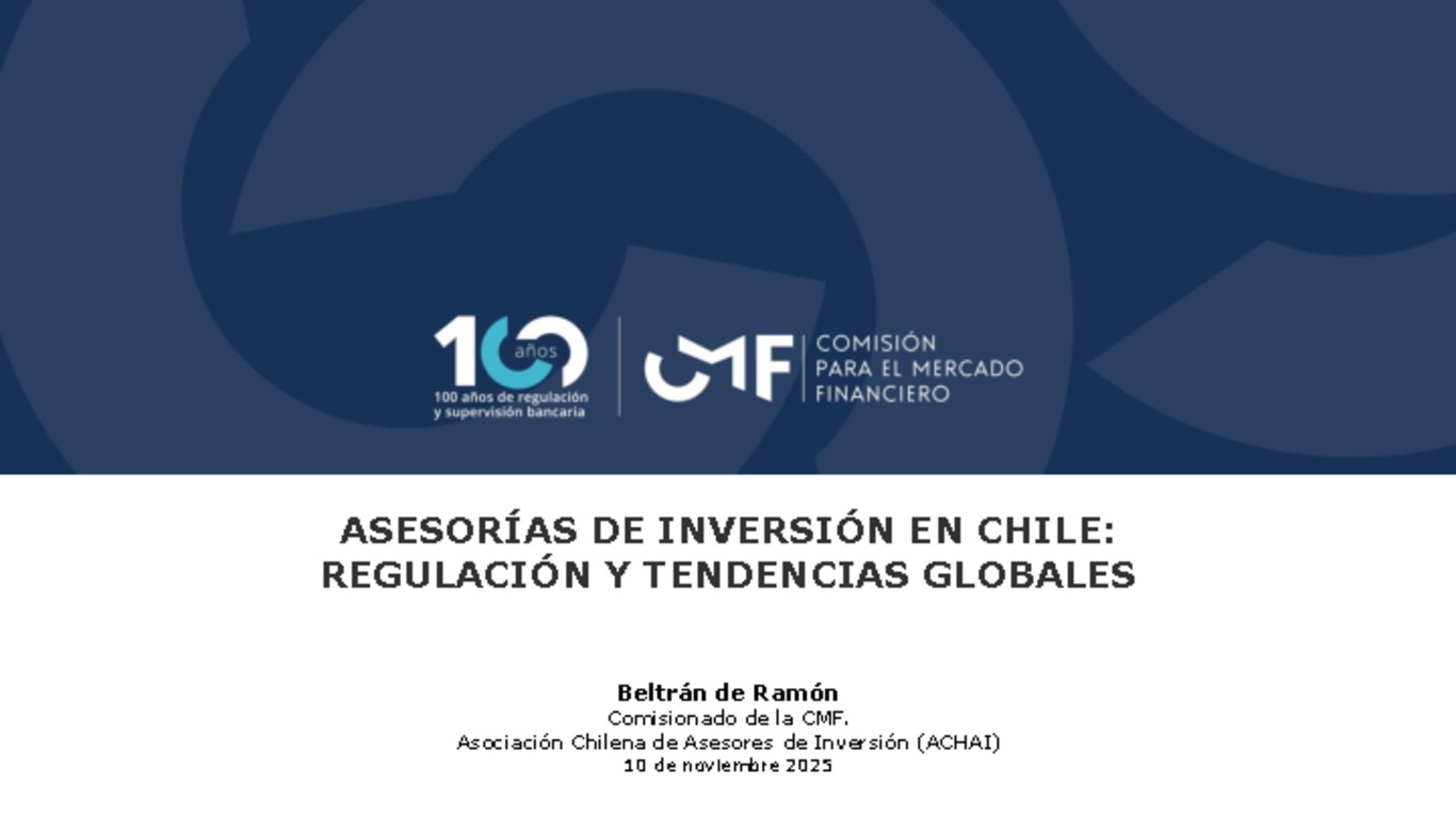 Asesorías de Inversión en Chile: Regulación y tendencias globales