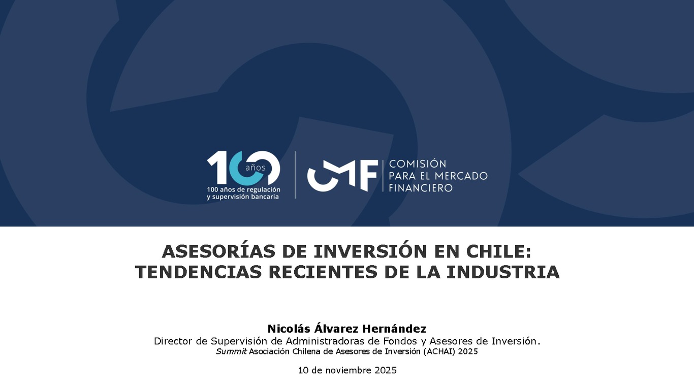 Asesorías de Inversión en Chile: tendencias recientes de la industria
