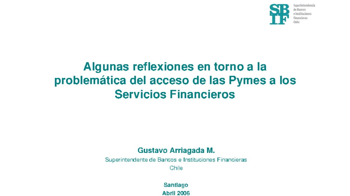 Presentación Gustavo Arriagada - Seminario PYME