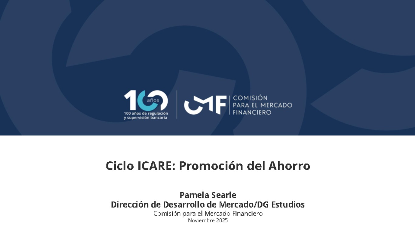 Ciclo Icare: Promoción del Ahorro