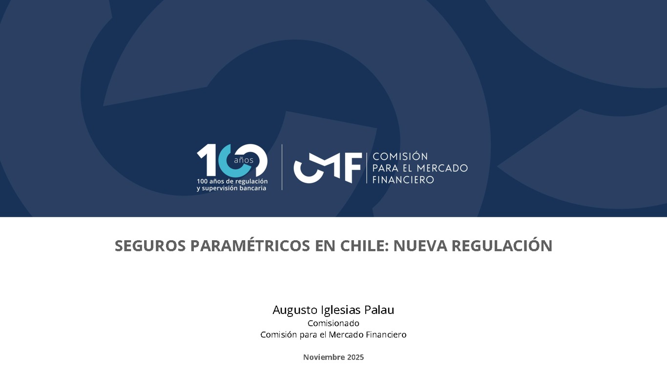 Seguros Paramétricos en Chile: Nueva Regulación