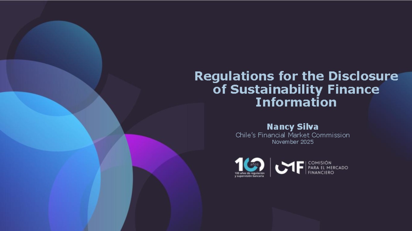 Regulations for the Disclosure of Sustainability Finance Information