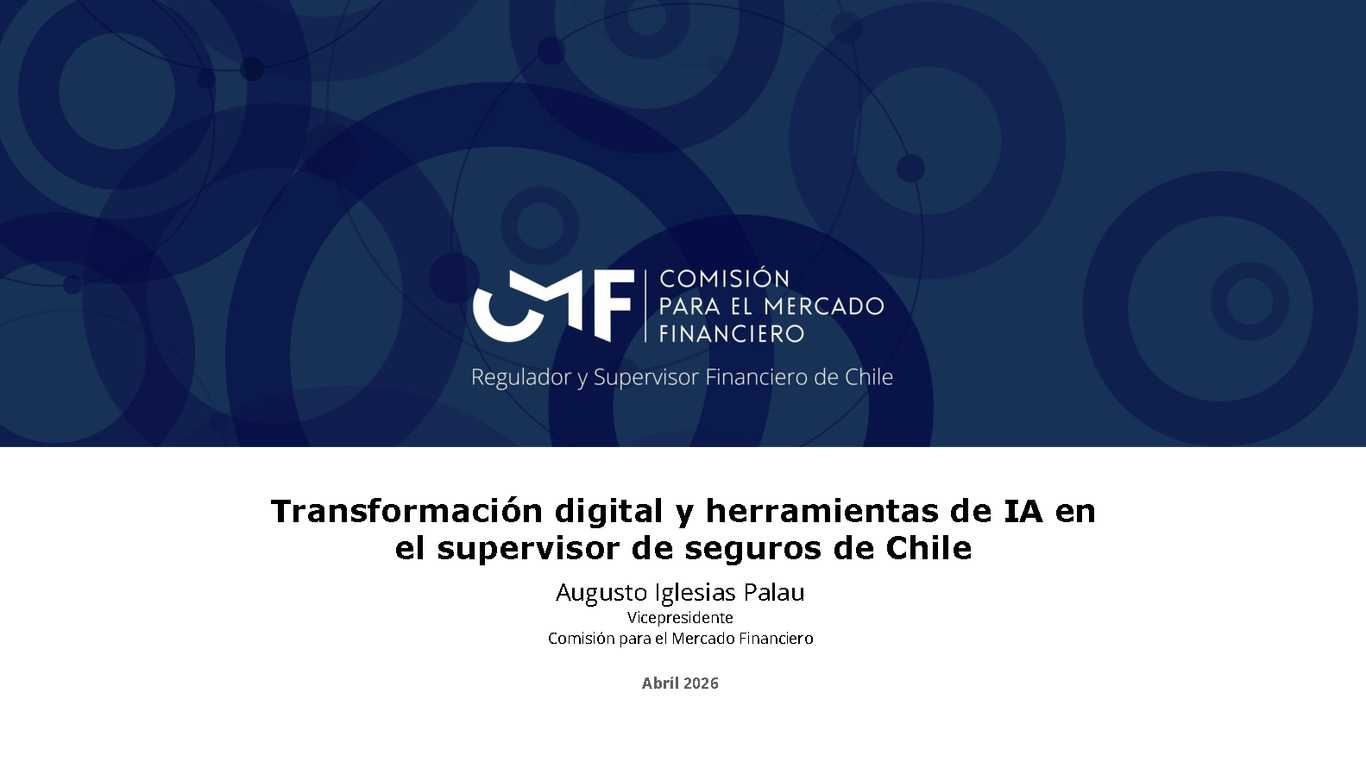 Transformación digital y herramientas de IA en el supervisor de seguros de Chile