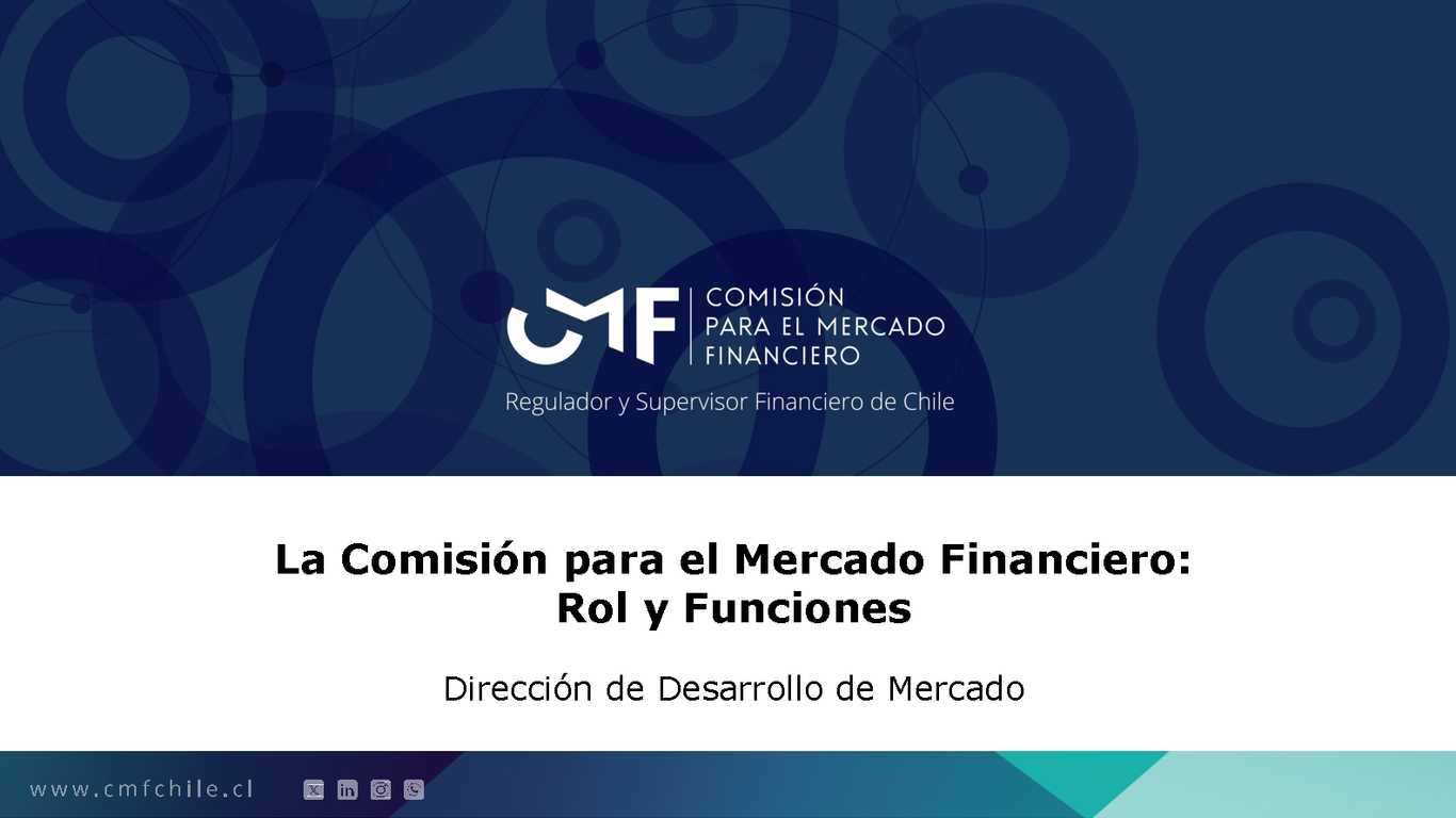 CMF y sus funciones