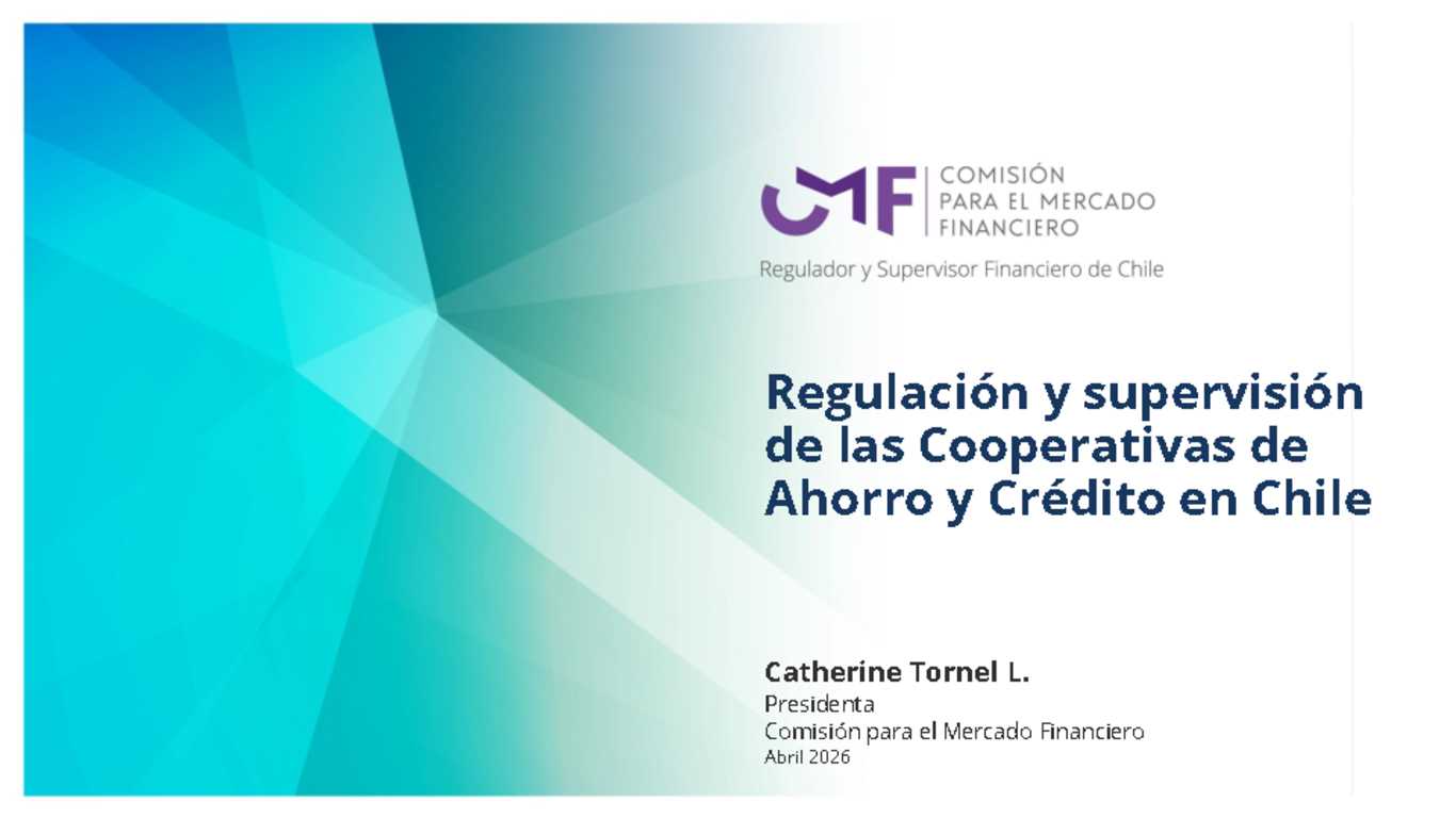 Regulación y supervisión de las Cooperativas de Ahorro y Crédito en Chile